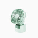 Desktop Fan Detachable Handheld Dormitory Home Out Portable USB Popsicle Fan, Colour: Shook Head Green