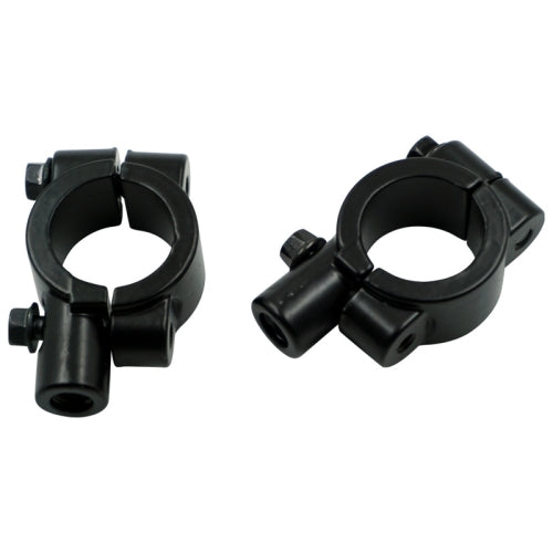 6 PCS Motorcycle Modification Accessories Handlebar Mirror Holder(M8 22mm Black)