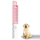 Pet Ultraviolet Sterilization And Mite Removal Massage Comb Dog Hair Brush(Pink)