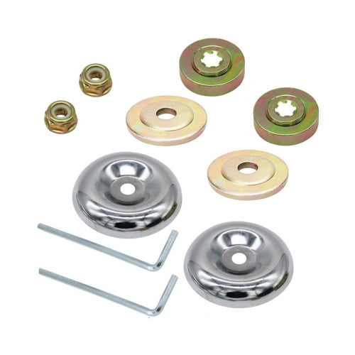 Lawn Mower Working Head Accessories Brush Cutter Pressure Plate Protection Cover Nut, Specification: Work Head 10 PCS/Set