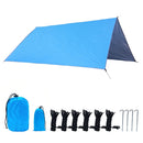 Outdoor Camping Supplies Multifunctional Camping Sunshade Waterproof And Moisture-Proof Mat Ultra-Light Sky,Size: 300 x 300cm (Sky Blue)