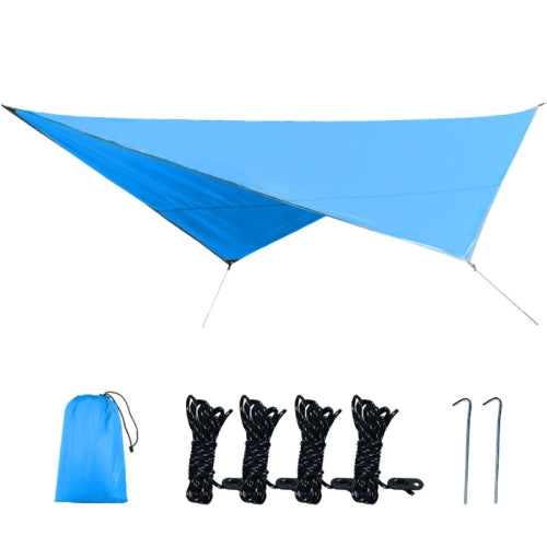 Outdoor Camping Supplies Multifunctional Camping Sunshade Waterproof And Moisture-Proof Mat Ultra-Light Sky,Size: 320 x 250cm (Sky Blue)