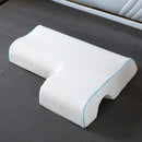 65x49x12cm Couple Pillow Sleep Aid Memory Pillow Protect The Cervical Spine Pillow, Colour: Left Arm (Tianti)