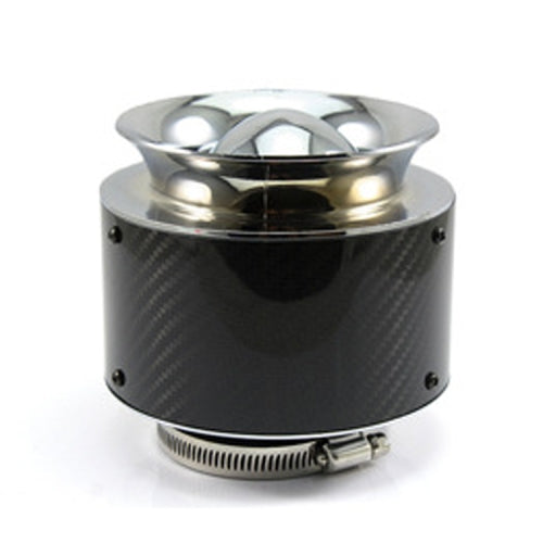 013 Car Universal Modified High Flow Carbon Fiber Mushroom Head Style Air Filter, Specification: Small 63mm Inner Diameter