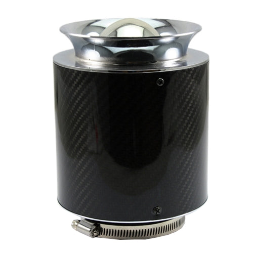 013 Car Universal Modified High Flow Carbon Fiber Mushroom Head Style Air Filter, Specification: Large 76mm Inner Diameter