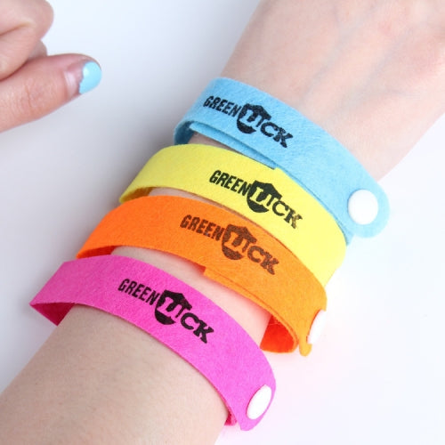 100 PCS Non-Woven Mosquitorate Bracelet Anti-Mosquito Stickers Summer Outdoor Mosquito Bracelet Color Random Delivery