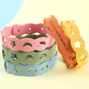 10 PCS BUGS Mosquito Repellent Bracelet Mosquito Ring Outdoor Mosquito Bracelet Color Random Delivery, Style: Staroon Bracelet