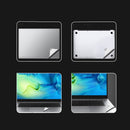 4 in 1 Notebook Outer Sticker Computer Case Full Protective Film For Huawei MateBook 13 Linux(Silver)