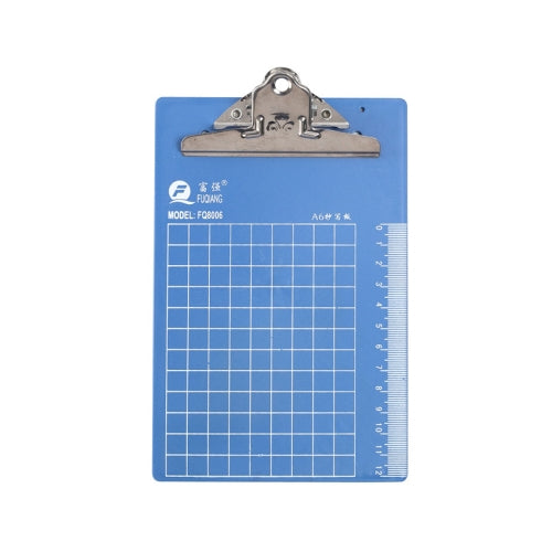 10 PCS FUQIANG FQ8004 Folder Board Writing Pad Hanging Plastic Splint, Specification: A6 Butterfly Clip