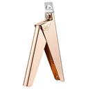 3 PCS Nail Word Cut French U-Shaped Cut Fake Nail Cut Stainless Steel Nail Knife, Color Classification: Golden