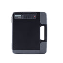 A4 File Box Folder With Calculator Writing Board Data Storage Box(Black )