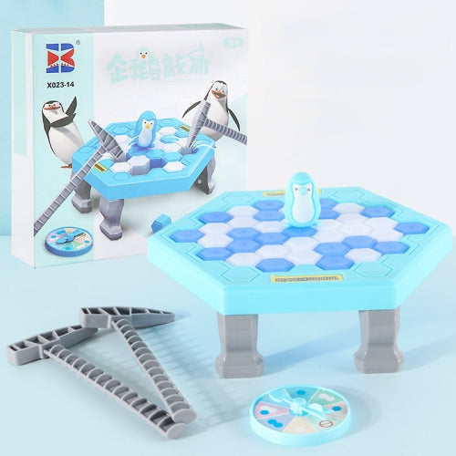 4 PCS Rescue Penguin Trap Icebreaker Toy Penguin Desktop Parent-Child Interactive Educational Toys, Style: Medium