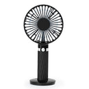 S8 Handheld Portable Home Student USB Mute Mini Fan(Black)