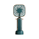 WT-TX6 Mini Handheld Fan Sonic Mosquito Repellent Children Outdoor Portable Hanging Neck Fan(Green)