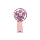 Handheld Folding Fan USB Mini Fan(Pink)