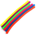 10 PCS Environmental Protection Round Head TPR Decompression Soft Rubber Noodle Rope, Random Color Delivery