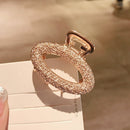 10 PCS Metal Hair Clip Retro Large Hair Clip, Colour: Oval Small
