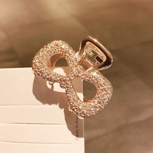 10 PCS Metal Hair Clip Retro Large Hair Clip, Colour: Tie Small