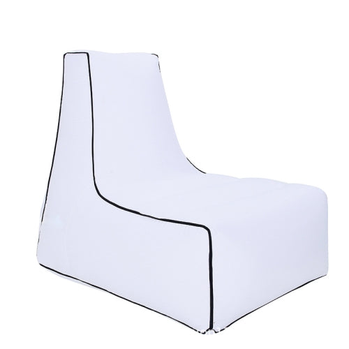 BB1082 Inflatable Sofa Inflatable Bed Outdoor Folding Portable Air Sofa Size: 70 x 65 x 60cm(White)