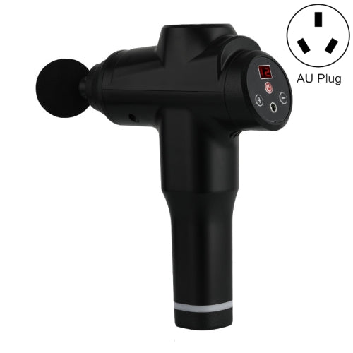 Muscles Relax Massager Portable Fitness Equipment Fascia Gun, Specification: 6212 12 Gears Black(AU Plug)