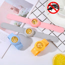 4 PCS Mosquito Repellent Pop Ring Bracelet Student Children Summer Mosquito Watch(Smiley)