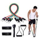 11 in 1 155lbs Latex Rally Home Fitness Training Multifunctional Yoga Elastic Band