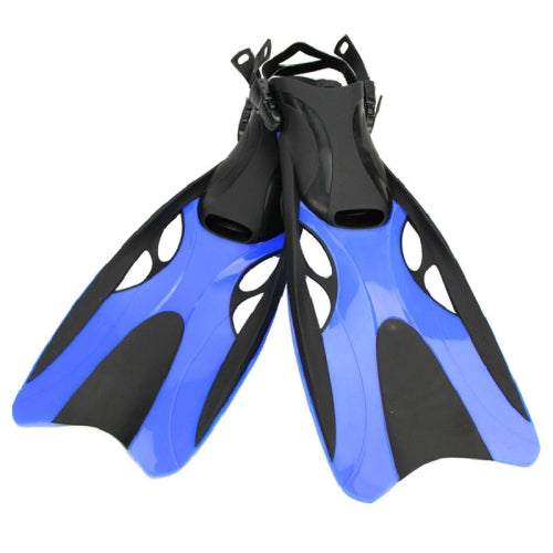 Adjustable Swimming Diving Fins Professional Diving Equipment For Adults, Size: L(Blue)