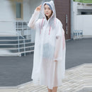 Bicycle Single Thick Raincoat Battery Car Adult Poncho, Size: XXL(Transparent)