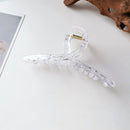 10 PCS Resin Material Spring Hair Clip, Colour: 1 Transparent