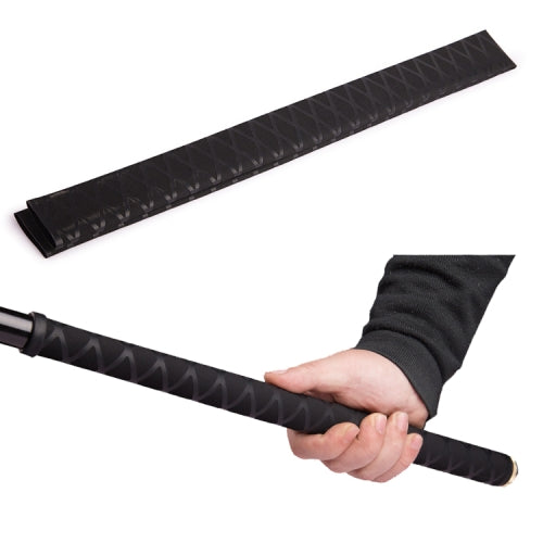 2 PCS 1m Fish Rod Heat Shrinkable Hand Handling Insulation Non-Slip Waterproof Sleeve, Specification: Diameter 20mm(Black)