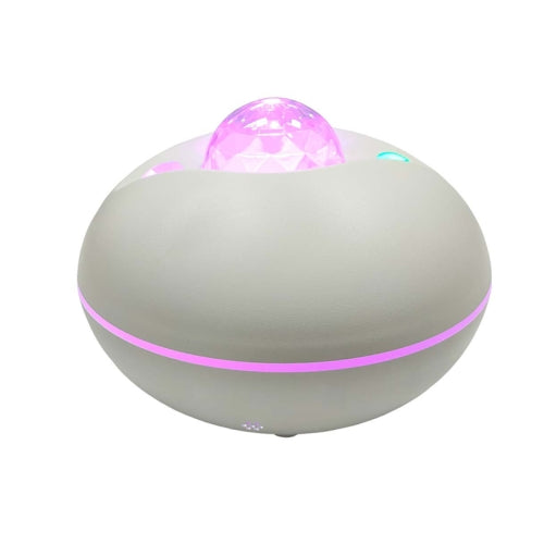 LED Watermark Remote Control Projection Starry Sky Light Laser Projection Light Atmosphere Night Light(White )