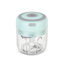 ZM-14 Household Mini Wireless Electric Garlic Masher, Colour: High Cup Green 250ml