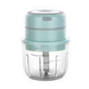 ZM-14 Household Mini Wireless Electric Garlic Masher, Colour: Green Glass 300ml