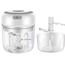 ZM-14 Household Mini Wireless Electric Garlic Masher, Colour: White High Cup 250ml + Small Cup 100ml