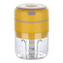 ZM-14 Household Mini Wireless Electric Garlic Masher, Colour: Yellow Big Power 250ml
