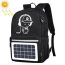 Outdoor Mountaineering Solar USB Charging Smart Backpack