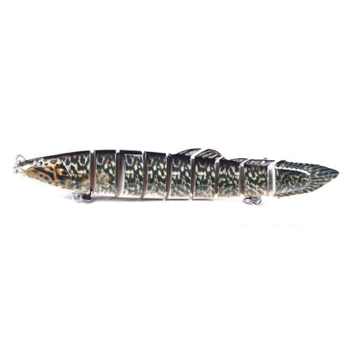 HENGJIA Multi-Segment Fish Bait Fake Fish Bait Luya Loach Bait(7 14cm 21.4g)