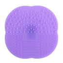 5 PCS Four-leaf Clover Silicone Cosmetic Brush Cleaning Pad With Suction Cup Random Colour Delivery