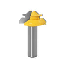 Woodworking Engraving Machine Milling Cutter 45 Degree Jointing Knife, Model: 1/2x1-3/8mm