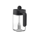 4 PCS Home Glass Spoon Covered Seasoning Bottle, Specification: Brush Bottle (Black)