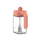 4 PCS Home Glass Spoon Covered Seasoning Bottle, Specification: Brush Bottle (Orange)