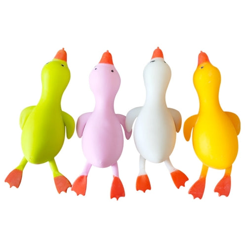 8 PCS Duck Pull Fun Flour Duck Stretching Venting Decompression Pinching Toys