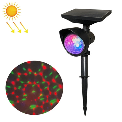 Outdoor Solar Rotating Colorful Project Lamp Grass Garden Solar Light