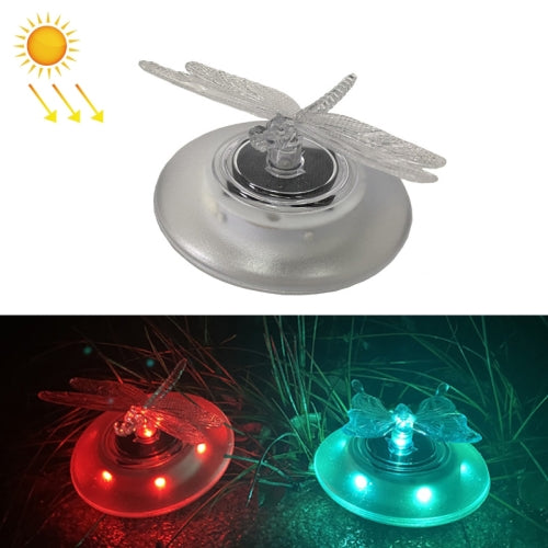 Solar Pool Floating Light Outdoor Villa Swimming Pool RGB Light Garden Grass Light(Dragonfly)