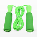 7 PCS 2.8m Special Foam Skipping Rope For Student Exams Outdoor Fitness Skipping Rope(Green)