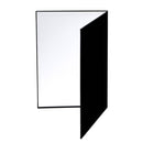 2 PCS 3-in-1 Reflective Board White + Black + Silver A4 Cardboard Folding Light Diffuser Board