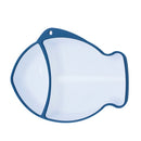 Full Silicone Children Tableware Integrated Anti-Fall Anti-Slip Suction Cup Bowl(Blue)