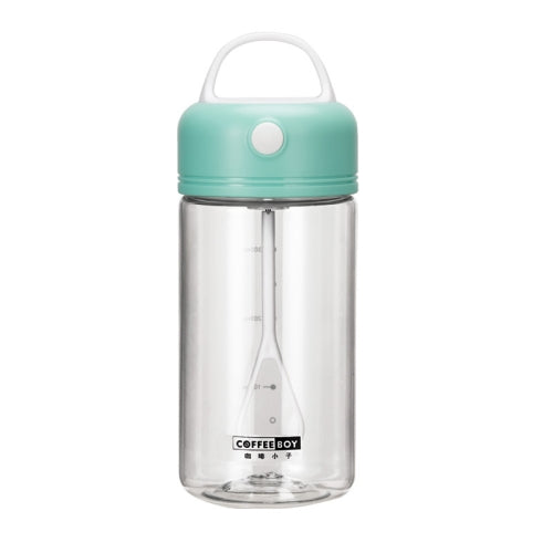 Coffee Boy Automatic Electric Stirring Cup Portable Shake Cup Sport Bottle, Capacity: 380ml(Clear Green)