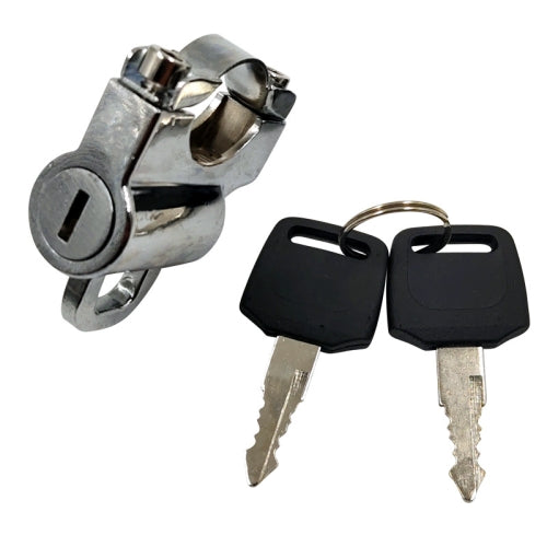 Motorcycle Accessories Universal Helmet Lock Motorcycle Bike Helmet Anti-Theft Lock(Electric Plating)