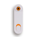 Mini Rechargeable Portable Fan Mute Hand-Held Folding Fan(Orange)
